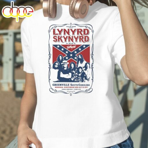 Lynyrd Skynyrd with Ted Nugent Greenville South Carolina Shirt