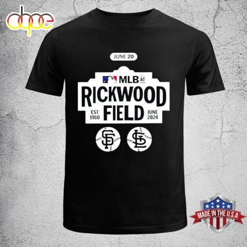 MLB At Rickwood Field Est 1910 San Francisco Giants vs Louis Cardinals On June 20 2024 Unisex T-Shirt