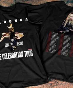 Madonna The Celebration Tour 2023-2024 T-Shirt Music Shirt For Fan