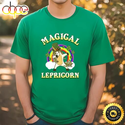 Magical Lepricorn Dabbing For St Patrick’s Day T-shirt