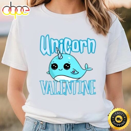 Magical Unicorn Valentines Day Love T-Shirt