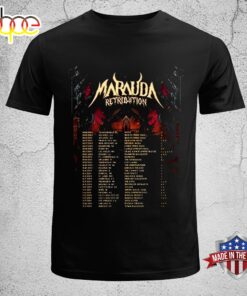 Marauda Poster Retribution Tour 2024 Music Unisex T-Shirt