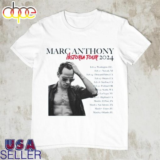 Marc Anthony Historia 2024 Tour T-Shirt