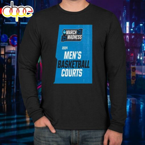 March Madness For The 2024 Men’s Basketball Courts Ncaa Tournament T-Shirt