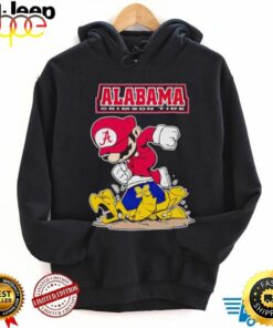 Mario Alabama Crimson Tide Stomp Michigan Wolverines Shirt