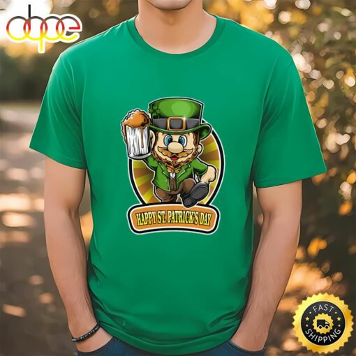 Mario St. Patrick’s Day Unisex T-Shirt