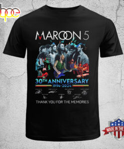 Maroon 5 Band 30 Years 1994-2024 Tour 2024 Unisex T-Shirt