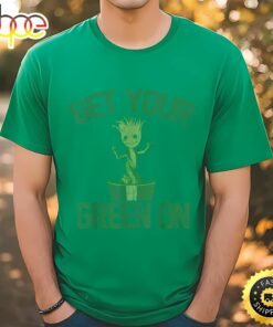 Marvel Guardians Groot Green On St. Patrick’s T-Shirt