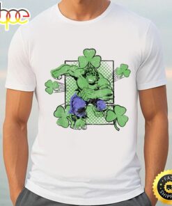 Marvel Incredible Hulk St. Patrick’s Day Shamrock T-Shirt