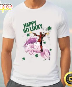 Marvel St. Patrick’s Day Deadpool Happy Go Lucky T-Shirt