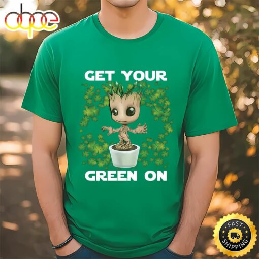 Marvel St Patrick’s Day Get Your Groot On T-Shirt