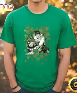 Marvel St. Patrick’s Day Hulk Clover Field T-Shirt