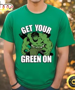 Marvel St. Patrick’s Day Hulk Green On T-Shirt