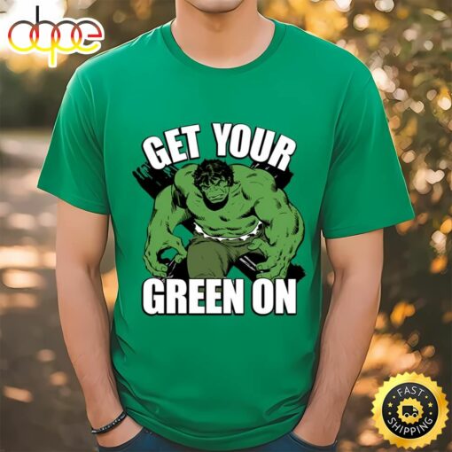 Marvel St. Patrick’s Day Hulk Green On T-Shirt