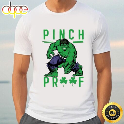 Marvel St. Patrick’s Day Pinch Proof Clover Hulk T-Shirt