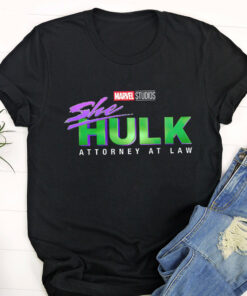 Marvel Studio's She Hulk Attorney At Law Official Logo Unisex T Shirt 2 Marvel Studios She Hulk Attorney At Law Official Logo Unisex T Shirt 3
