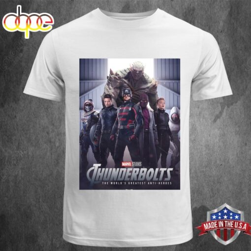 Marvel Studios The Thunderbolts 2024 For Fan Unisex T-shirt