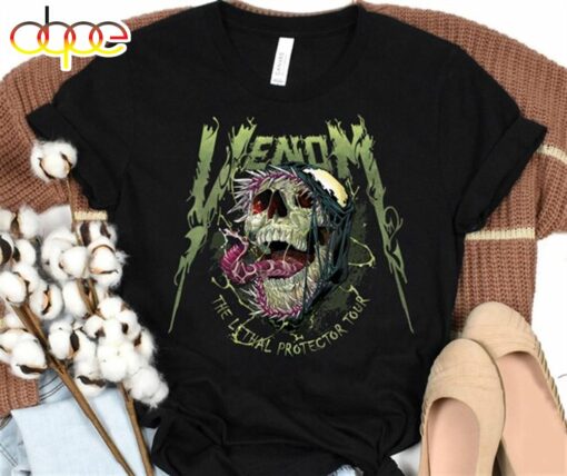 Marvel Venom Skull Lethal Protector Graphic T-shirt