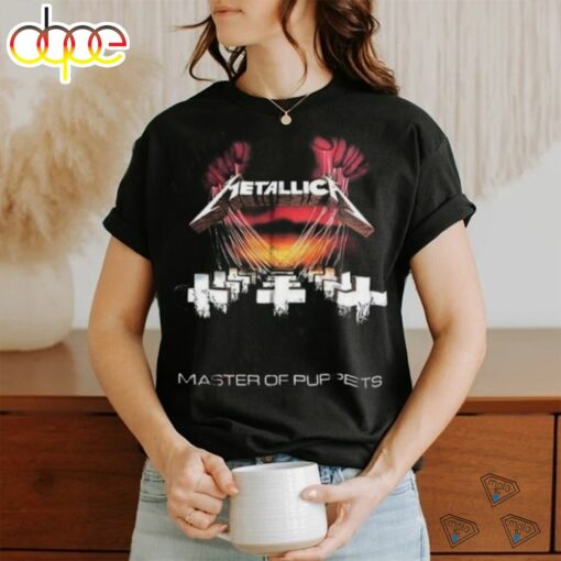 Master Of Puppets Metallica 1986 Tour T Shirt