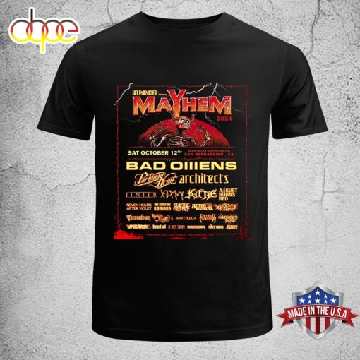 Mayhem 2024 Complete Setlist Unisex T-Shirt