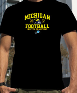 Mden University Of Michigan Football 2022 Big Ten Champions T-shirt