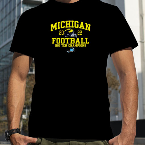 Mden University Of Michigan Football 2022 Big Ten Champions T-shirt