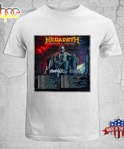 Megadeth Destroy Enemies All That Remains Tour 2024 Unisex T-Shirt
