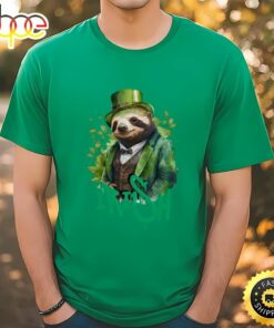 Men’s St Patrick’s Day sloth T-Shirt