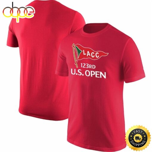 Men’s 2023 U.S. Open Red Core T-shirt