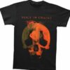 Mens Alice In Chains Graphic Printed Casual Tee TShirt Black Cotton