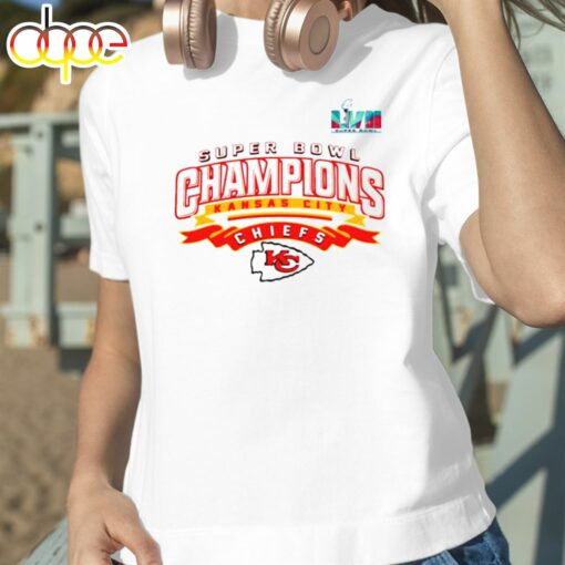 Men’s Kansas City Chiefs 2023 Super Bowl Lvii 57 Champions Shirt