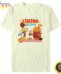 Men’s The Garfield Movie Living The Dream T-Shirt