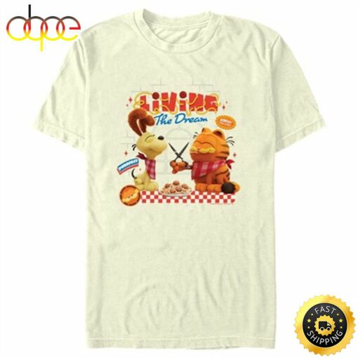 Men’s The Garfield Movie Living The Dream T-Shirt