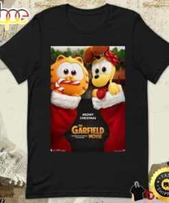 Meowy Christmas The Garfield Movie Poster T-Shirt