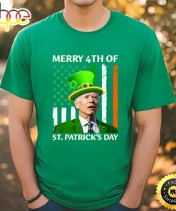 Merry 4th of Patricks Day Funny Joe Biden T-Shirt