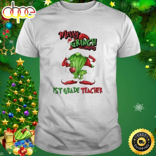 Merry Grinchmas Itr’s Grade Teacher 2023 Christmas Shirt