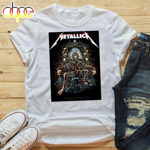 Metallica Crown Of Barbed Wire 2024 Unisex T-shirt