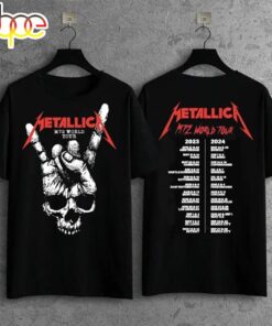Metallica Metal Band 2023 2024 M72 World Tour Music Event T-Shirt