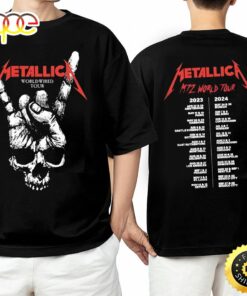 Metallica Metal Band Worldwired Tour &amp M72 World Tour 2023–2024 T-Shirt