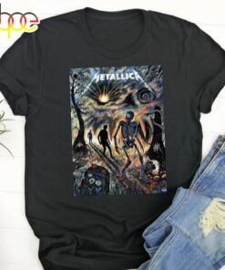 Metallica Sleep Walk My Life Away 2024 Black T-shirt