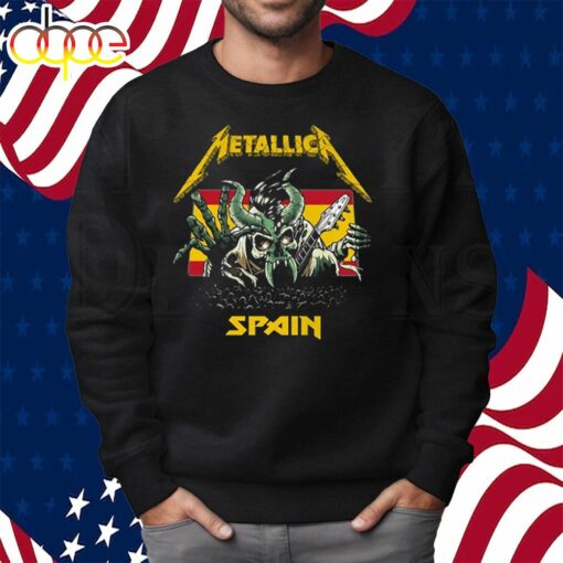 Metallica Spain 2024 Tour Music Shirt