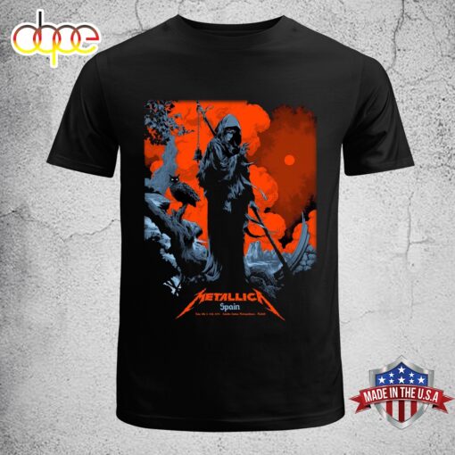 Metallica Spain Espacio Ventas C. De Alcal� 182 Salamanca Madrid Unisex T-Shirt