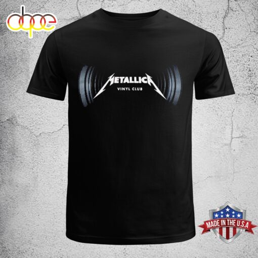 Metallica Vinyl Club Music Unisex T-Shirt