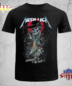 Metallica Where I May Roam Tour 2024 Unisex T-Shirt