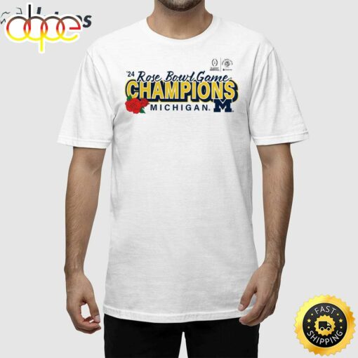 Michigan 2024 Rose Bowl Champs Shirt