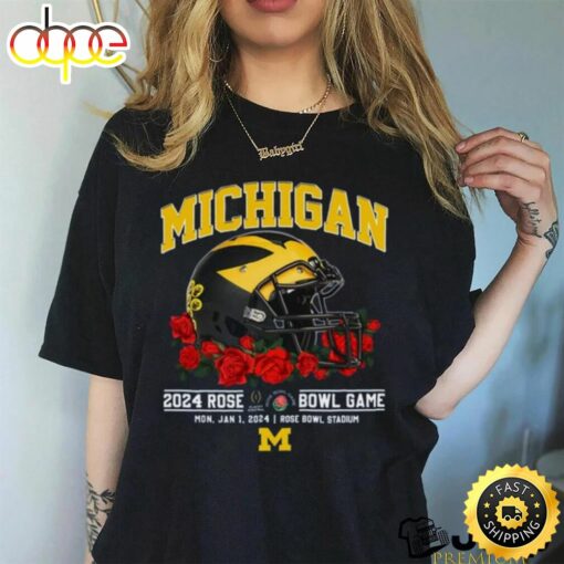 Michigan 2024 Rose Bowl Game Mon, Jan 1, 2024 Rose Bowl Stadium T Shirt