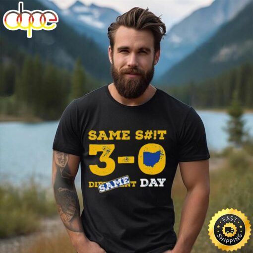 Michigan College 3 0 Same Shit Same Day Shirt