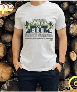 Michigan College Beat Bama All The Way Maize And Blue Shirt