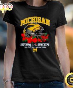 Michigan Football 2024 Rose Bowl Game Mon, Jan 1, 2024 Rose Bowl Stadium Shirt