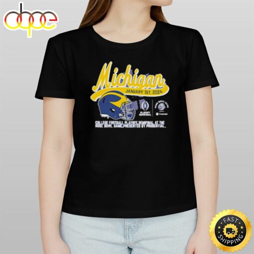 Michigan Football January 1st, 2024 Rose Bowl Game Shirt